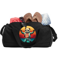 Panda Vintage Duffel Bag | Artistshot