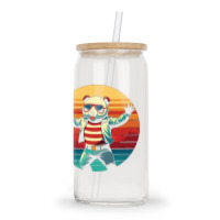 Panda Vintage Glass Tumbler | Artistshot