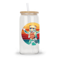 Panda Vintage Glass Tumbler | Artistshot