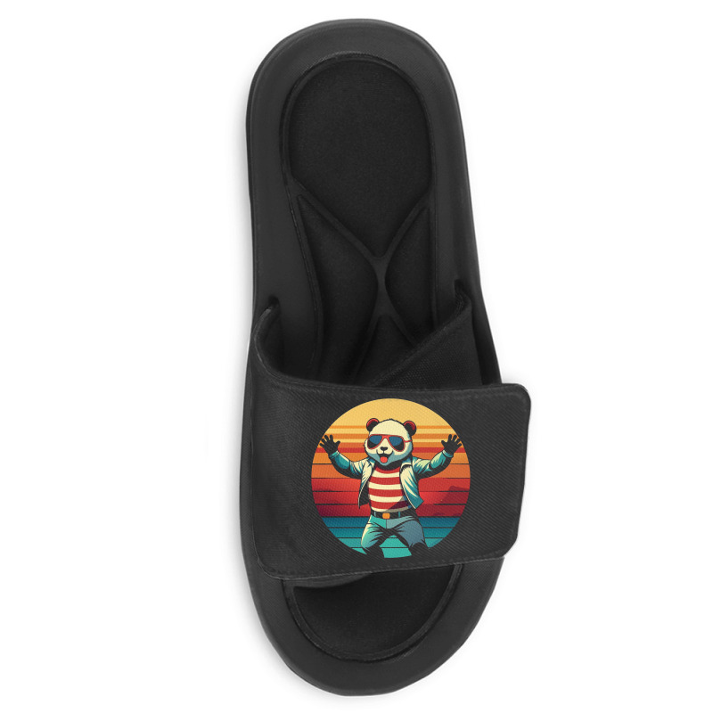 Panda Vintage Slide Sandal | Artistshot