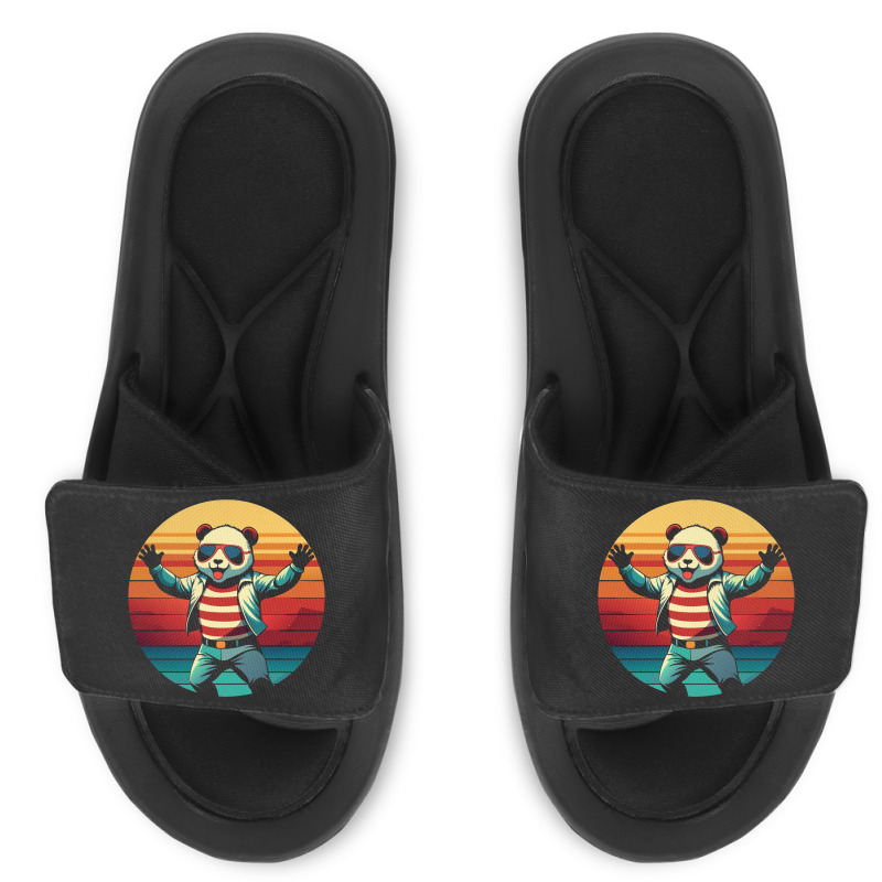 Panda Vintage Slide Sandal | Artistshot