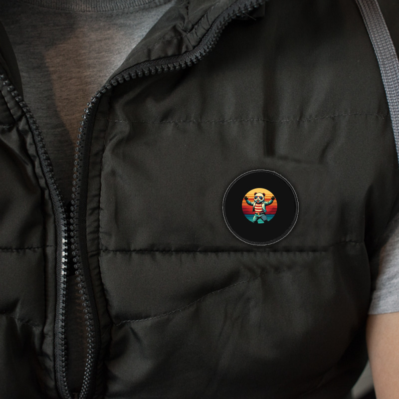 Panda Vintage Round Patch | Artistshot