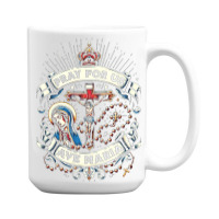 Pray For Us 15 Oz Coffee Mug | Artistshot