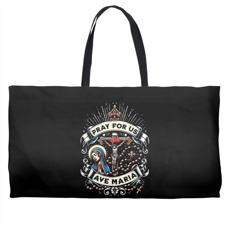 Pray For Us Weekender Totes | Artistshot