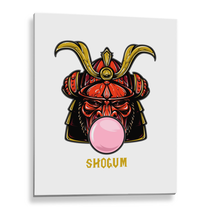 Shogum Shogun Samurai Parody Metal Print Vertical | Artistshot