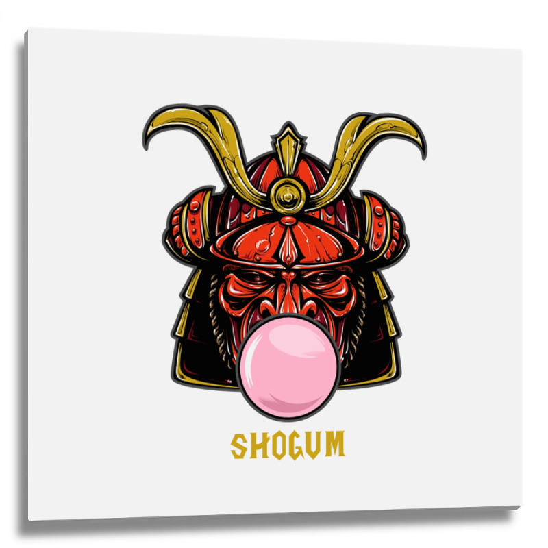 Shogum Shogun Samurai Parody Metal Print Square | Artistshot