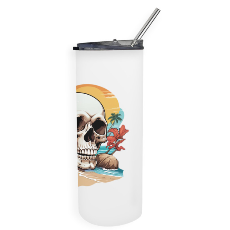 The Mystery Of The Smile Skinny Tumbler | Artistshot