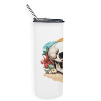 The Mystery Of The Smile Skinny Tumbler | Artistshot