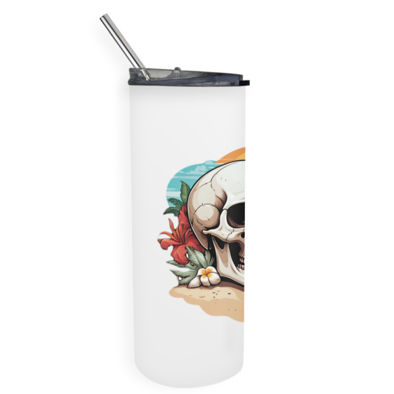 The Mystery Of The Smile Skinny Tumbler | Artistshot