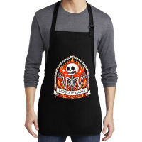 Skeleton Nobody Cares Medium-length Apron | Artistshot