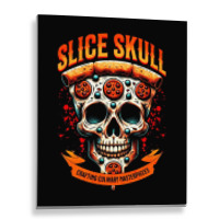 Slice Skull Metal Print Vertical | Artistshot