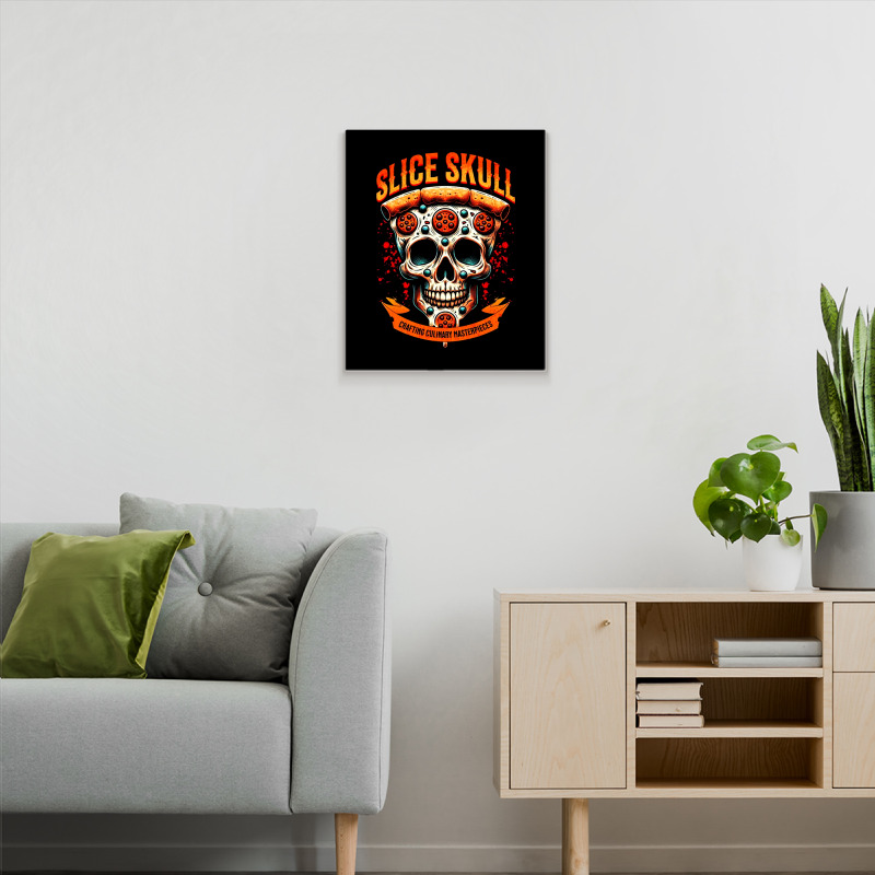 Slice Skull Metal Print Vertical | Artistshot