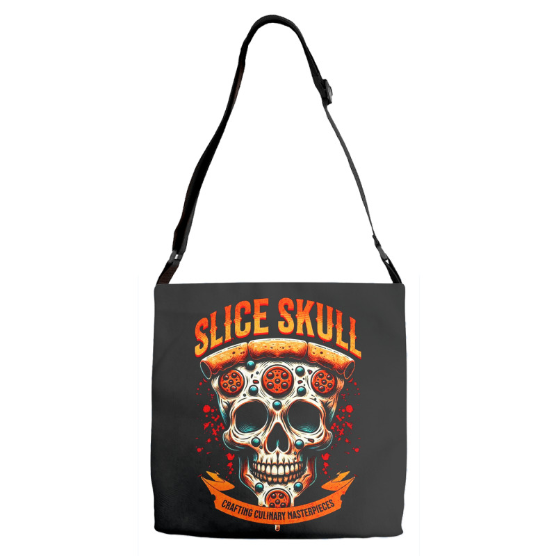 Slice Skull Adjustable Strap Totes | Artistshot