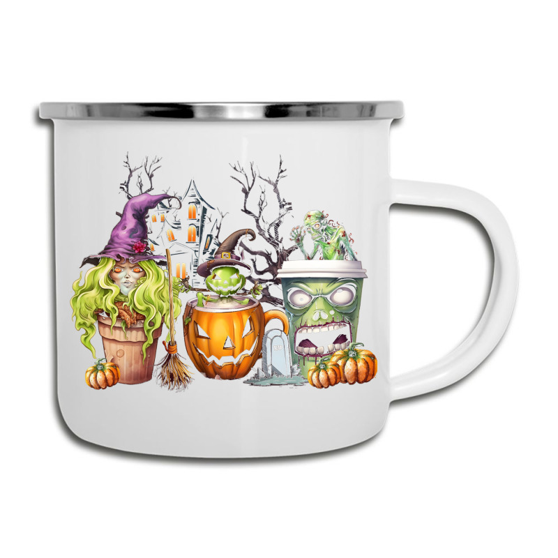 Spooky Coffee Halloween Camper Cup | Artistshot