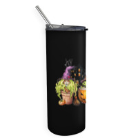 Spooky Coffee Halloween Skinny Tumbler | Artistshot