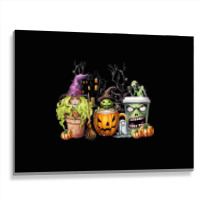 Spooky Coffee Halloween Metal Print Horizontal | Artistshot