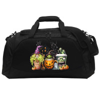 Spooky Coffee Halloween Active Duffel | Artistshot