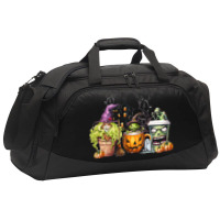 Spooky Coffee Halloween Active Duffel | Artistshot