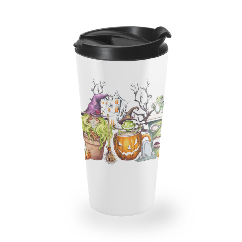 Spooky Coffee Halloween Travel Mug | Artistshot