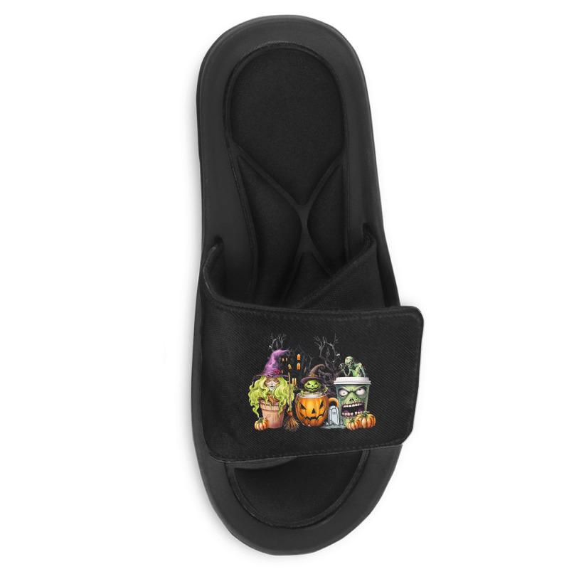 Spooky Coffee Halloween Slide Sandal | Artistshot