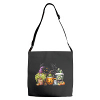 Spooky Coffee Halloween Adjustable Strap Totes | Artistshot