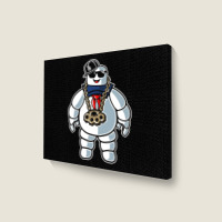 Stay-puft Marshmallow Man Comic Caricature Pop Cul Landscape Canvas Print | Artistshot