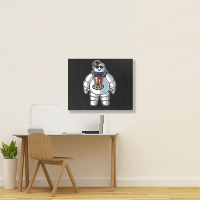 Stay-puft Marshmallow Man Comic Caricature Pop Cul Landscape Canvas Print | Artistshot