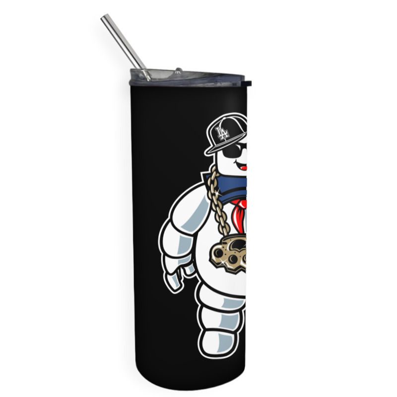 Stay-puft Marshmallow Man Comic Caricature Pop Cul Skinny Tumbler | Artistshot