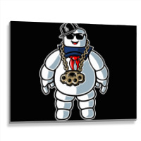 Stay-puft Marshmallow Man Comic Caricature Pop Cul Metal Print Horizontal | Artistshot