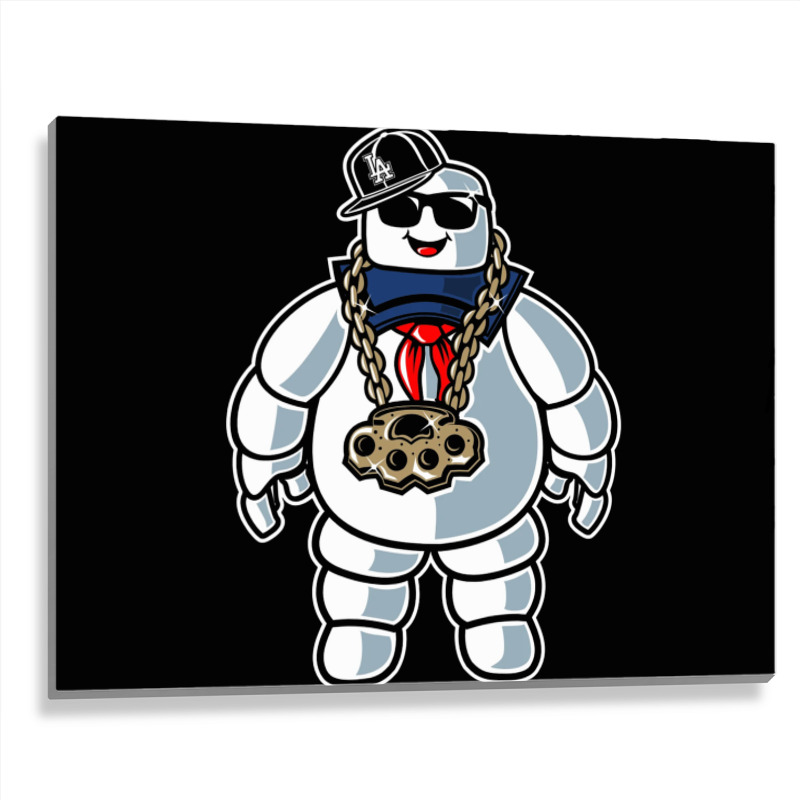 Stay-puft Marshmallow Man Comic Caricature Pop Cul Metal Print Horizontal | Artistshot