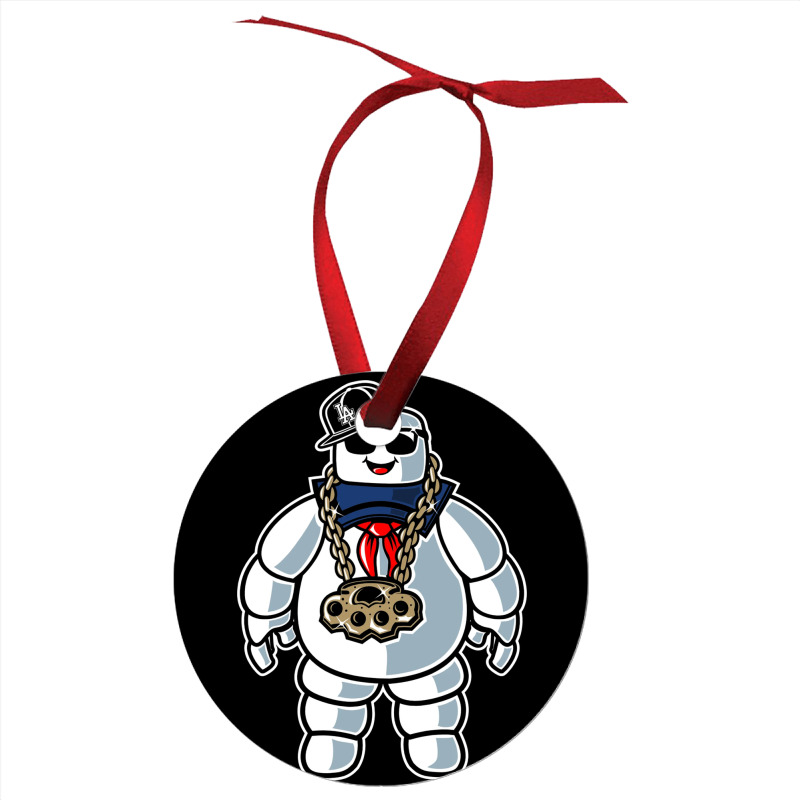 Stay-puft Marshmallow Man Comic Caricature Pop Cul Ornament | Artistshot