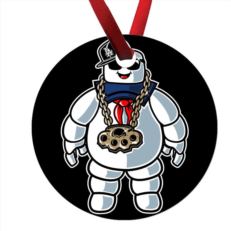 Stay-puft Marshmallow Man Comic Caricature Pop Cul Ornament | Artistshot