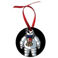 Stay-puft Marshmallow Man Comic Caricature Pop Cul Ornament | Artistshot