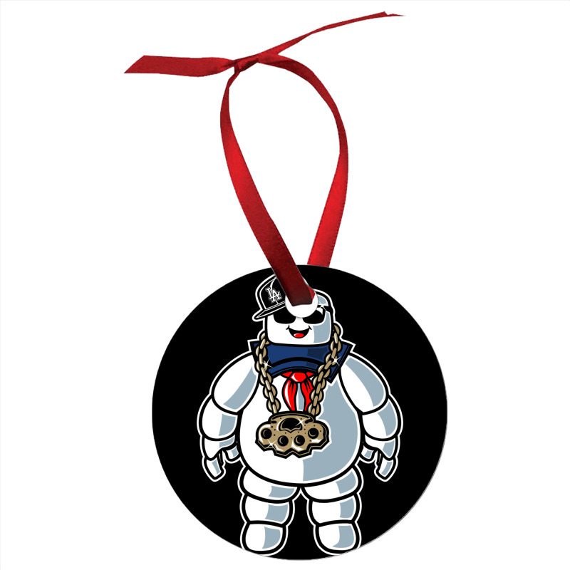 Stay-puft Marshmallow Man Comic Caricature Pop Cul Ornament | Artistshot