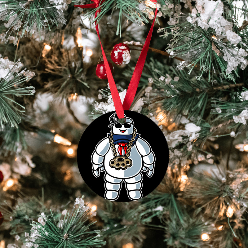 Stay-puft Marshmallow Man Comic Caricature Pop Cul Ornament | Artistshot