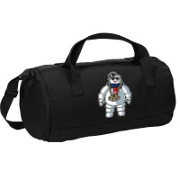 Stay-puft Marshmallow Man Comic Caricature Pop Cul Duffel Bag | Artistshot