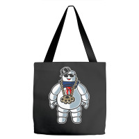 Stay-puft Marshmallow Man Comic Caricature Pop Cul Tote Bags | Artistshot