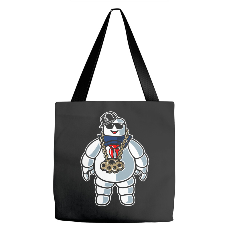 Stay-puft Marshmallow Man Comic Caricature Pop Cul Tote Bags | Artistshot