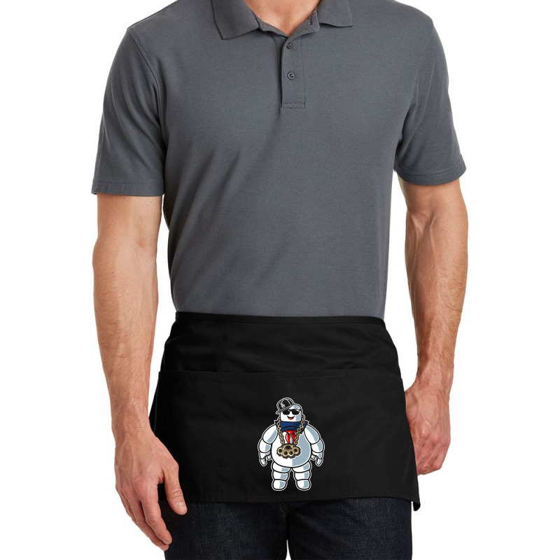 Stay-puft Marshmallow Man Comic Caricature Pop Cul Waist Apron | Artistshot