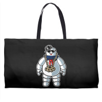 Stay-puft Marshmallow Man Comic Caricature Pop Cul Weekender Totes | Artistshot