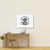 Trick Or Trashy Halloween Landscape Canvas Print | Artistshot