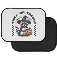 Trick Or Trashy Halloween Rear Car Mat | Artistshot