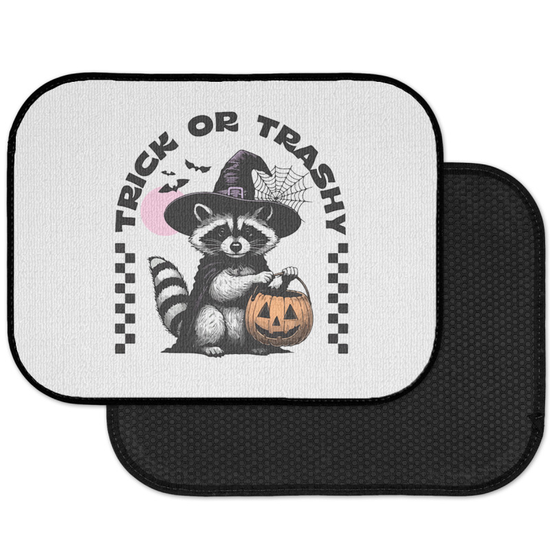 Trick Or Trashy Halloween Rear Car Mat | Artistshot