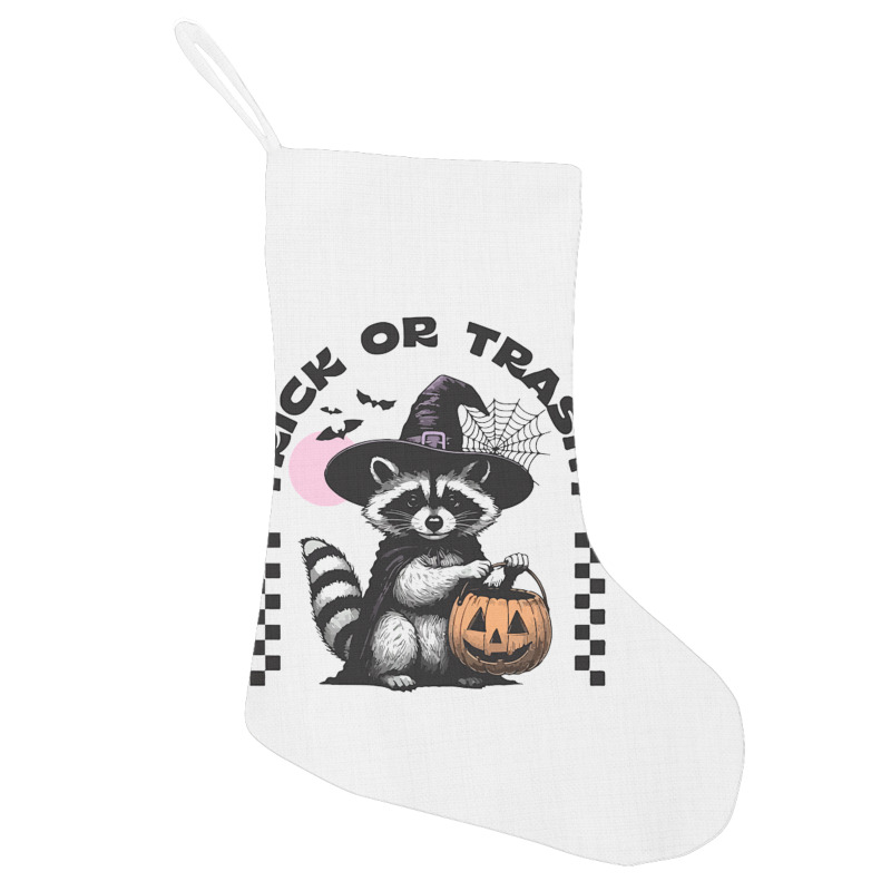 Trick Or Trashy Halloween Holiday Stocking | Artistshot