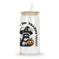 Trick Or Trashy Halloween Glass Tumbler | Artistshot