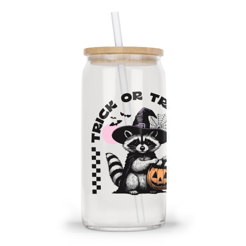 Trick Or Trashy Halloween Glass Tumbler | Artistshot