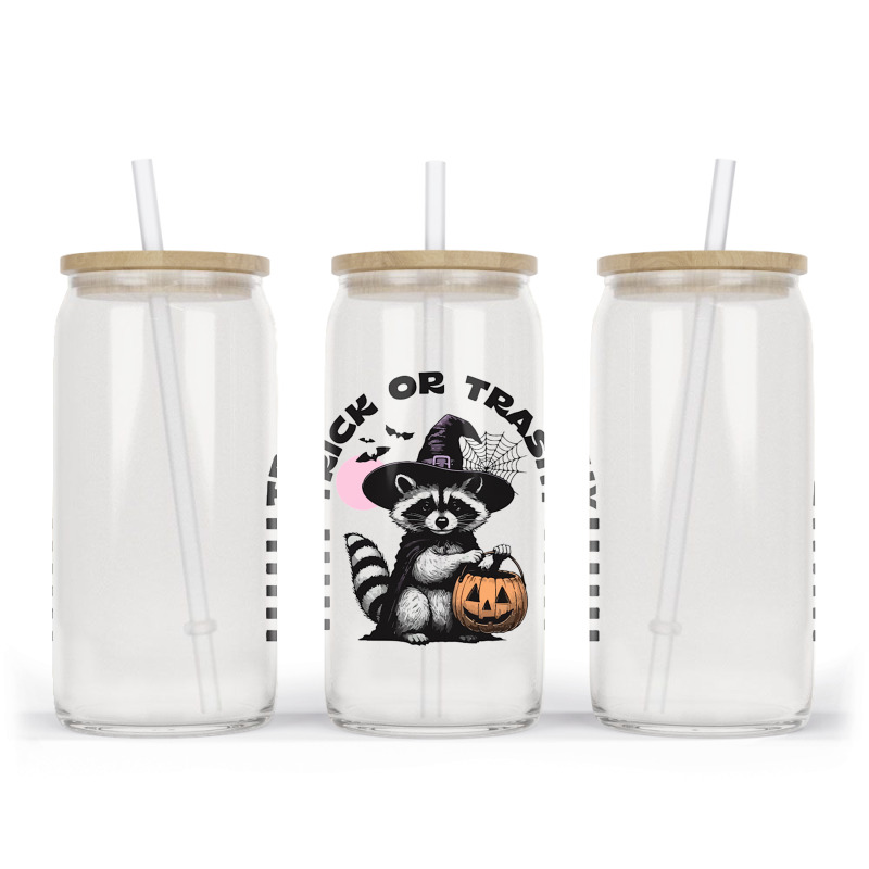 Trick Or Trashy Halloween Glass Tumbler | Artistshot