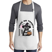 Trick Or Trashy Halloween Medium-length Apron | Artistshot