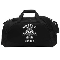 Muscle Hustle Bull Gym Active Duffel | Artistshot