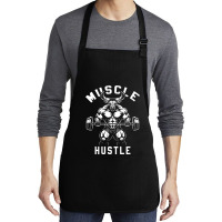 Muscle Hustle Bull Gym Medium-length Apron | Artistshot